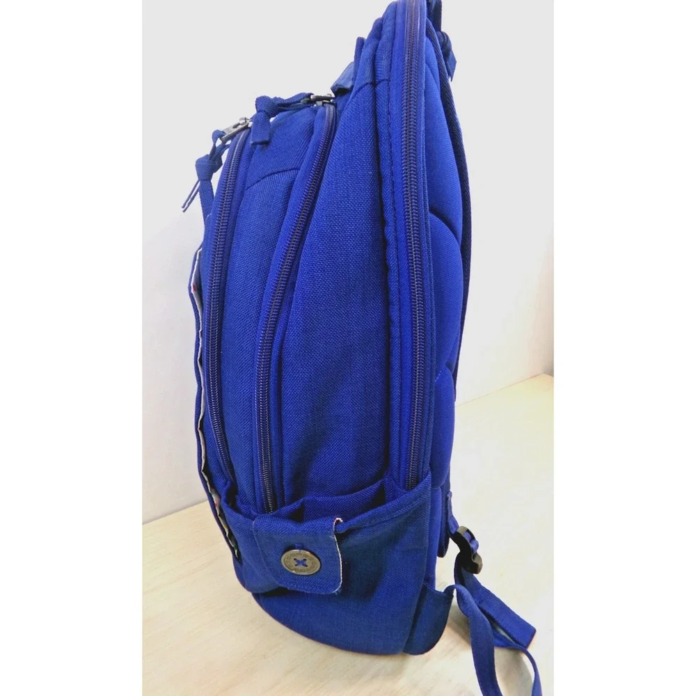 OGIO Soho Laptop Backpack Blue with Polka Dot Interior Padded Tech Bag